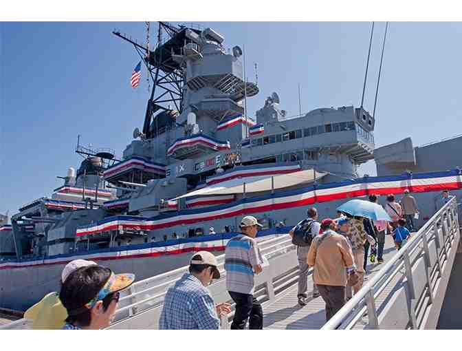 4 passes to Battleship USS Iowa
