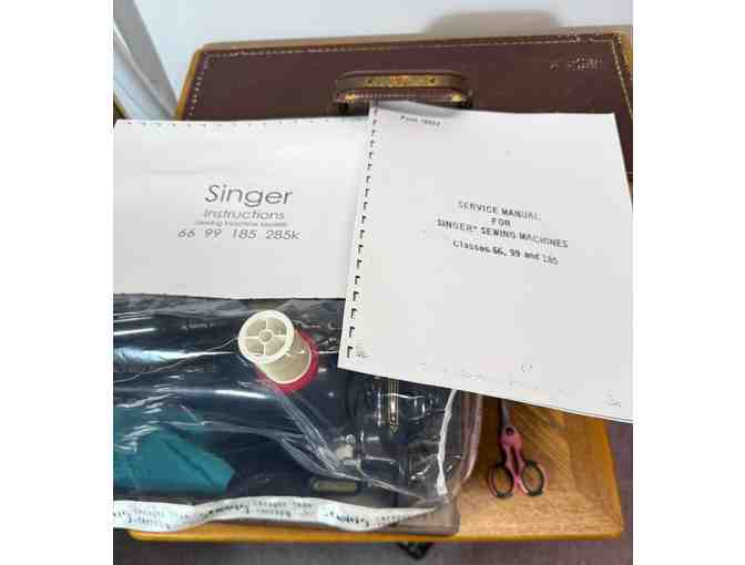 Vintage 1954 Singer #66 Portable Electric Sewing Machine