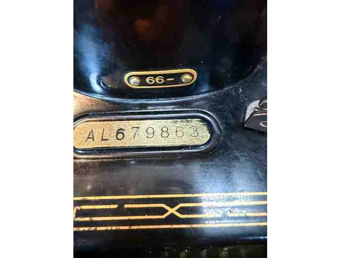 Vintage 1954 Singer #66 Portable Electric Sewing Machine