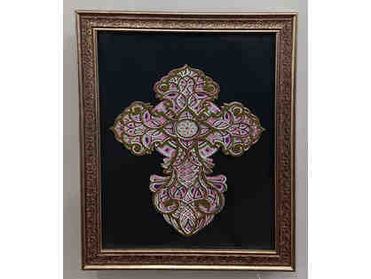 Precisely Cut Paper Cross