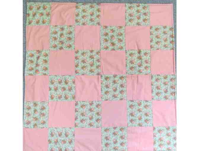 Handmade Dog Quilt/Blanket - Fields of Flowers