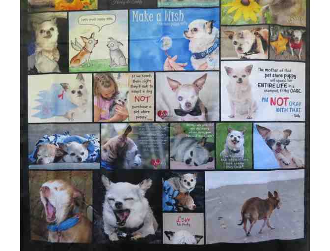 Collage of Photos Sherpa Throw w/Harley & Teddy