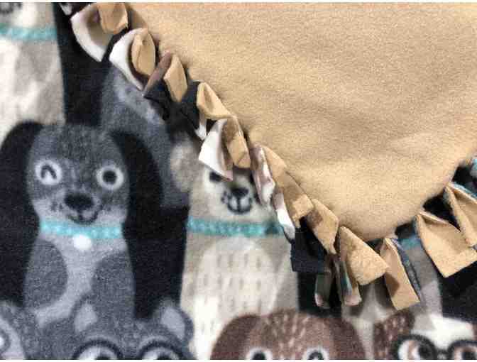 I See You Fleece Dog Blanket