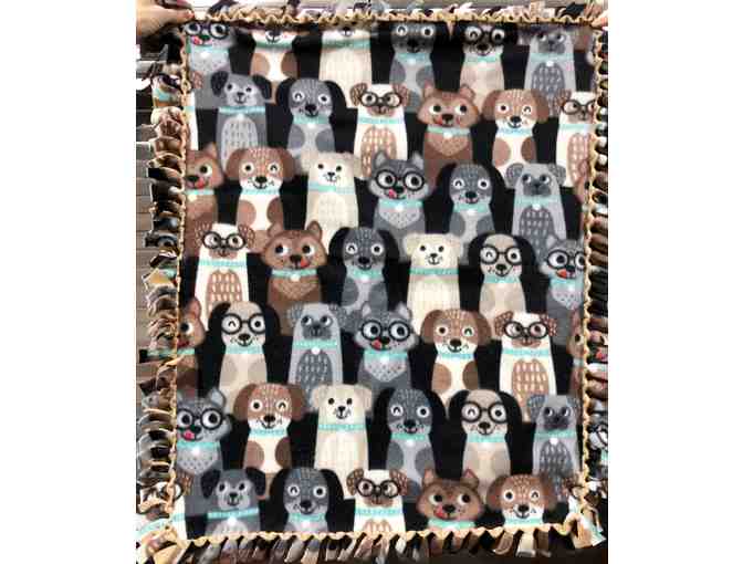 I See You Fleece Dog Blanket