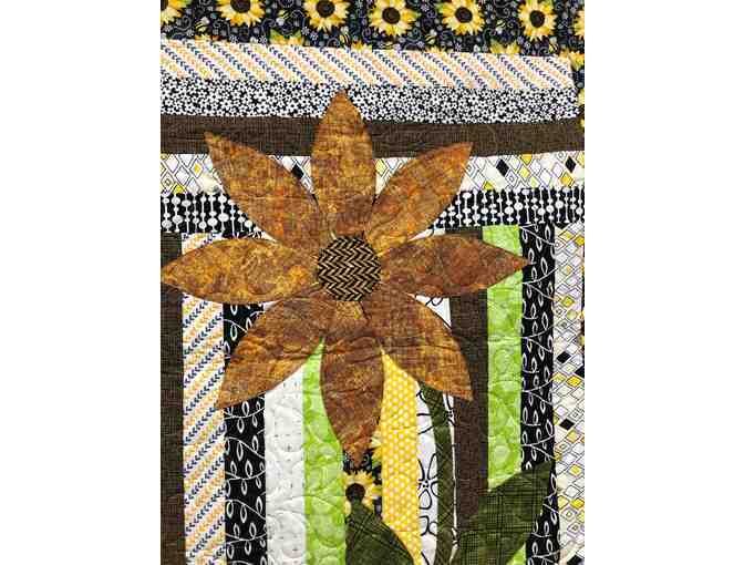 Harley Silhouette Sunflower Quilt