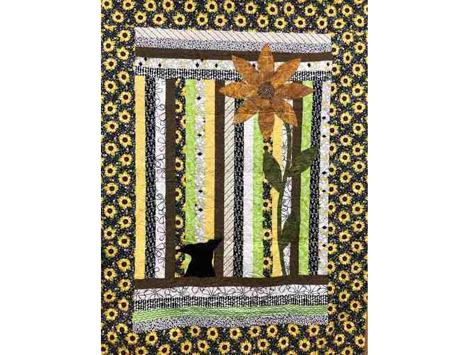 Harley Silhouette Sunflower Quilt