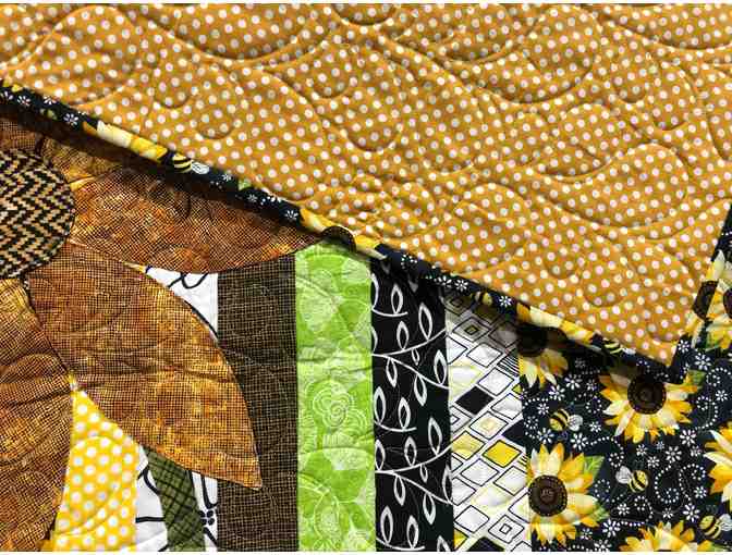 Harley Silhouette Sunflower Quilt