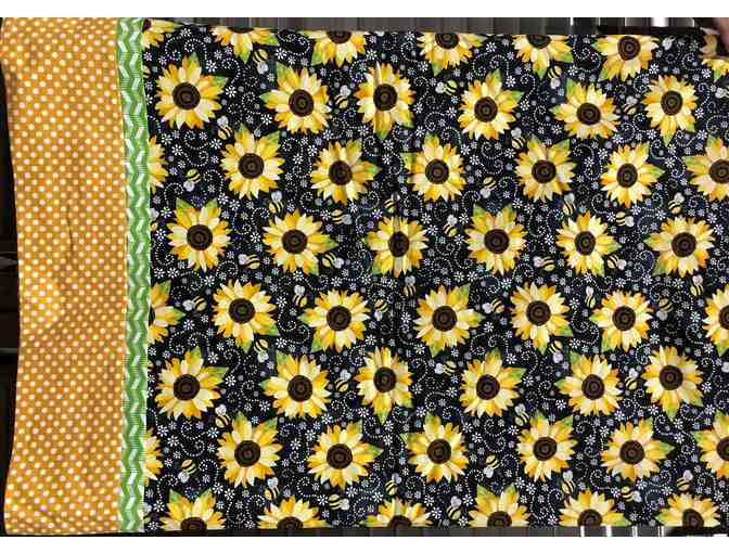 Harley Silhouette Sunflower Quilt