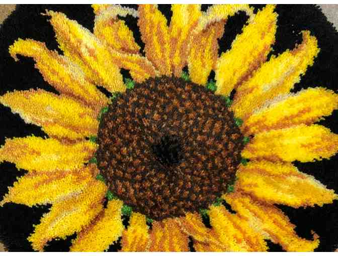 Latch Hook Rug - Sunflower
