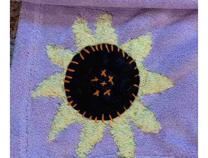 Lilac Fleece Harley and Teddy Blanket