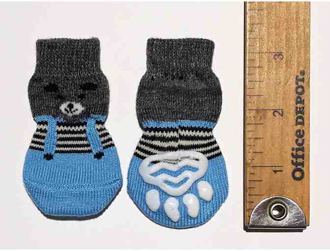 Little Blue Doggie Socks (set 4)