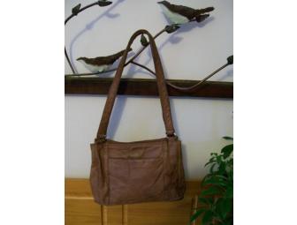 Sonoma Stamped Leather Shoulder Bag