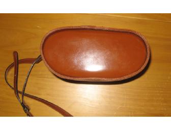 Italian Leather Pocketbook in Saddle