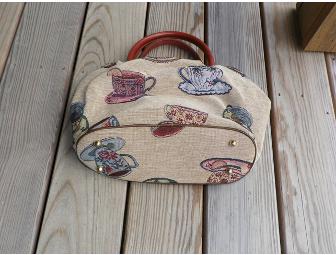 Orvis Tapestry Teacup Handbag
