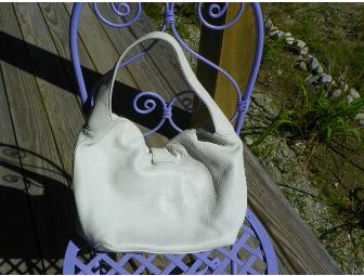 White Dooney & Bourke Pebble Leather bag