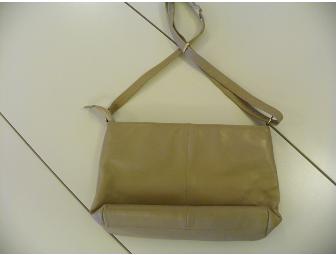 Like New Beige Leather (?) Bag