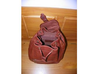 Beautifully Crafted Leather Back Pack