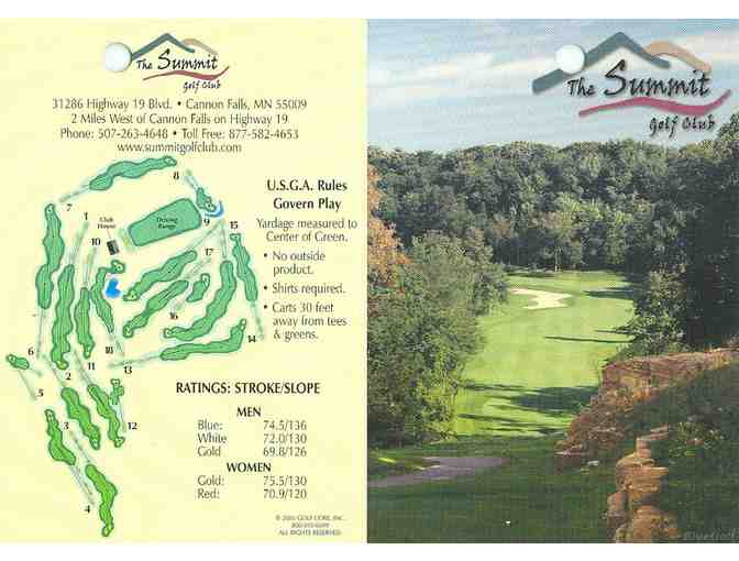 Summit Golf Passes (4) 18 holes with cart (good thru 2019 Season)