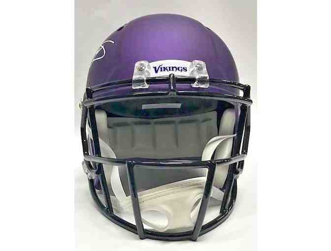 Authentic Stefon Diggs Autographed Helmet