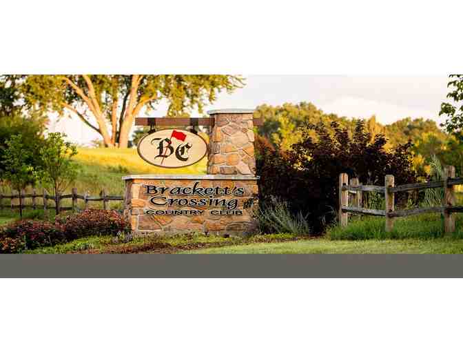 Golf round for 4 + Cart at Brackett's Crossing Country Club donated by Bill Jensen