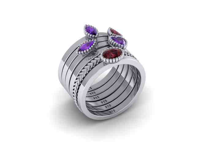 The Jess Signature Sterling Silver Stacked Set