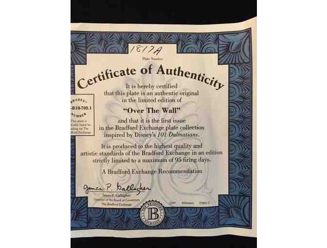 101 Dalmatians Collectible Plates Set