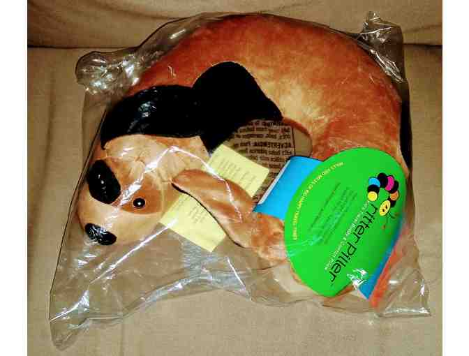 Critter Piller Kid's Travel Buddy And Comfort Pillow: Purple Cat