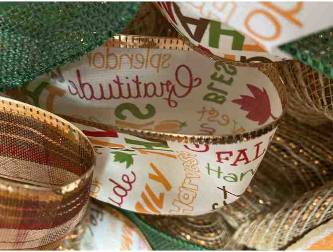 Handmade Thanksgiving Wreath from Leas Creations