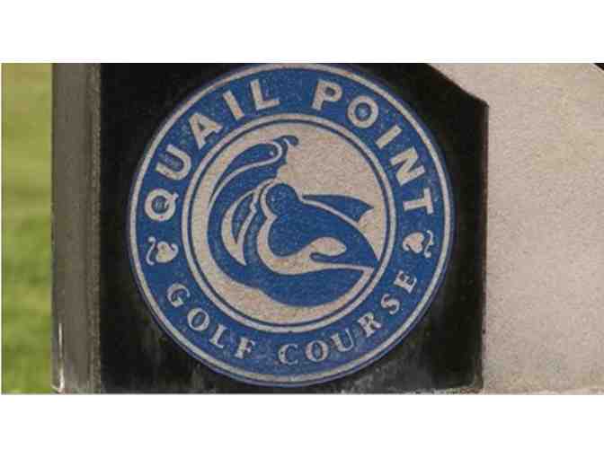 9 Hole Round of Golf with a Cart each Month for a Year from Quail Point Golf Course