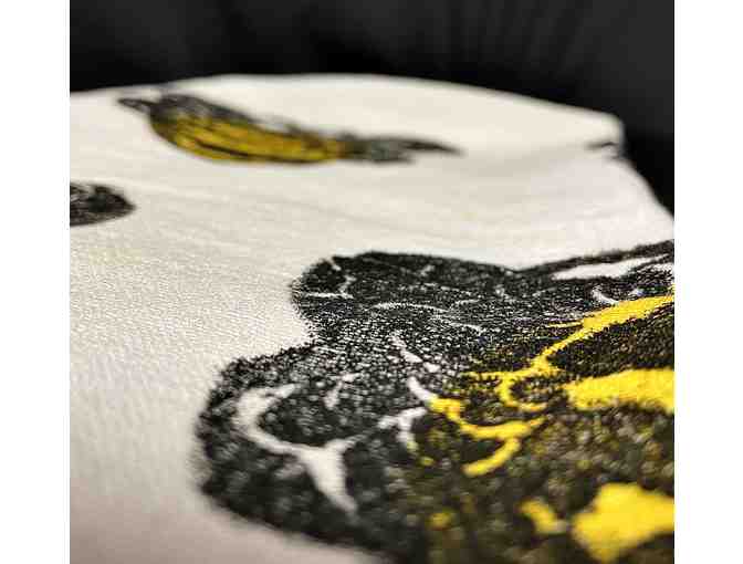 Hand-Decorated Bumblebee Dish Towel