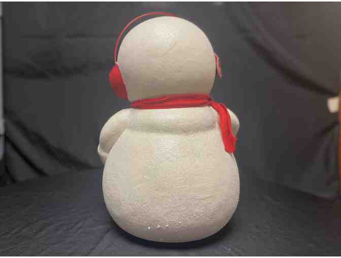 Large Bashful Snowman Christmas Decoration #1