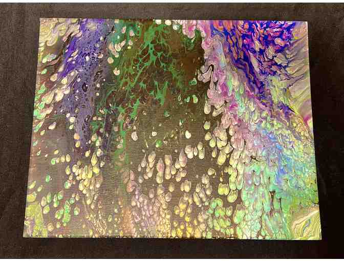 Two Abstract Acrylic Paintings by Sherry Bonham