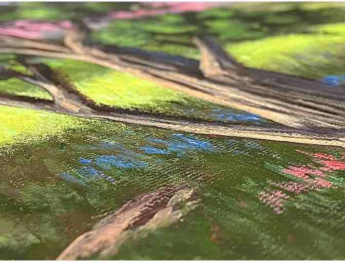 Sunset in the Country Acrylic Painting by Mike Borea