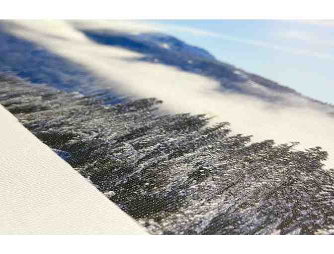 Oregon Winter Mountain Photo Canvas