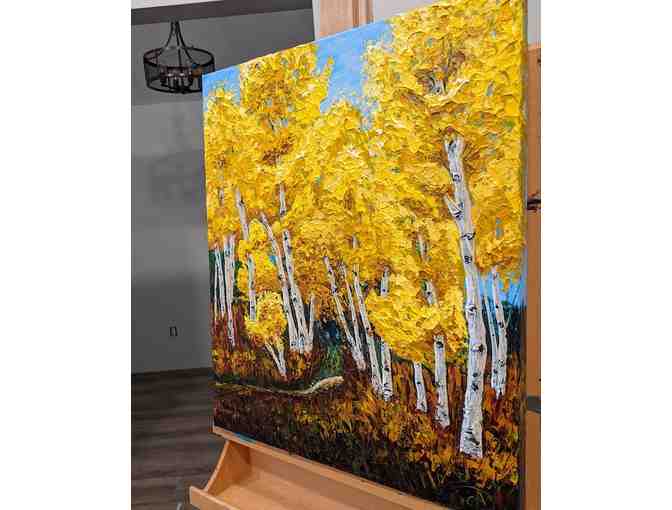 'Fall Mystery' Original Painting by Angalee O'Connor