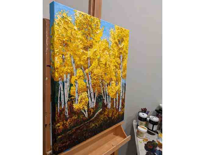 'Fall Mystery' Original Painting by Angalee O'Connor