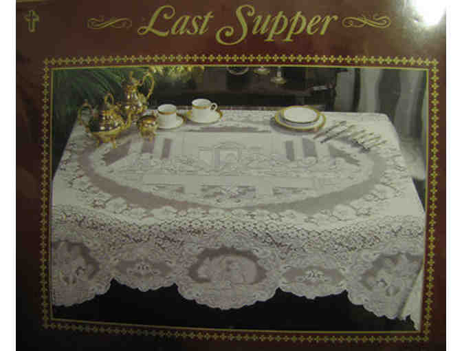 'The Last Supper' Lace Tablecloth #3
