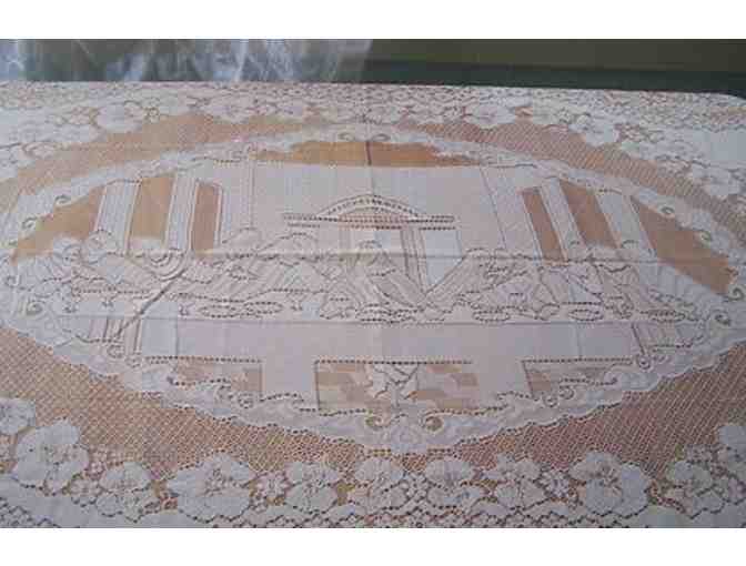 'The Last Supper' Lace Tablecloth #4