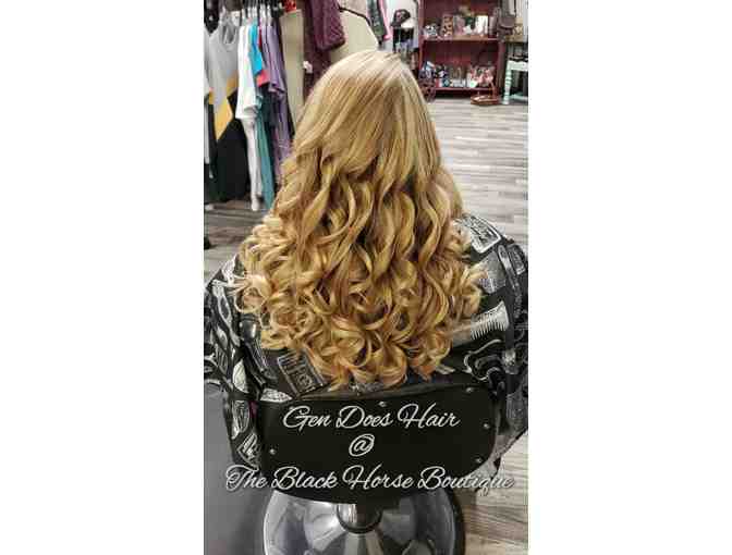 Shampoo, Cut, and Style from Gen Martel at Black Horse Boutique and Salon