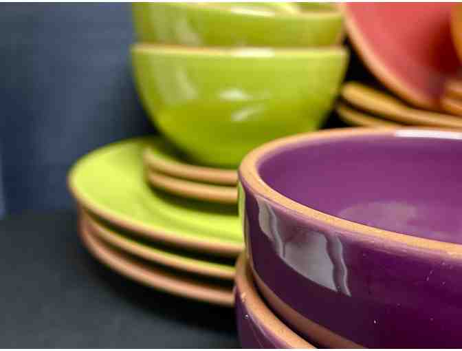 Colorful Stoneware Dishes