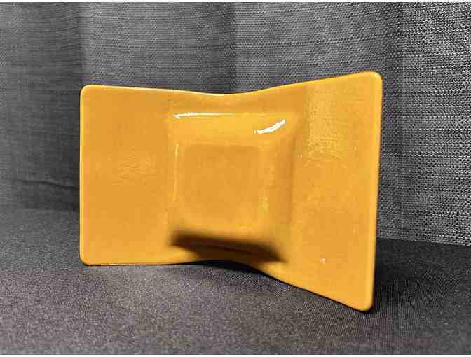 Handmade Glass Soap Dish from Joyful Heart Glassworks