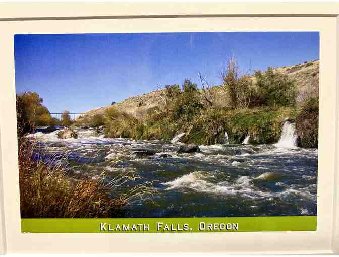 Klamath Falls Photograph with Wooden Frame