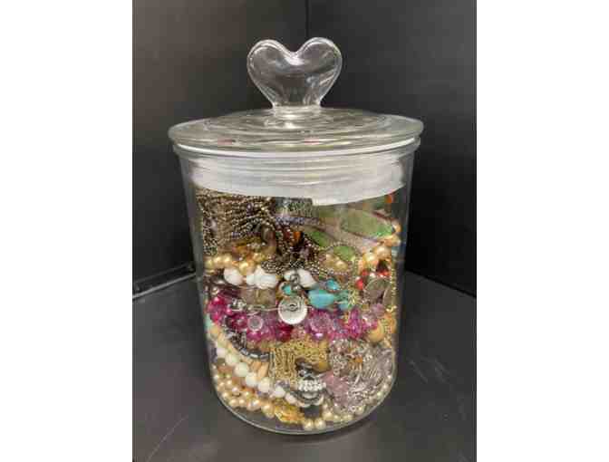 Mystery Necklace Jewelry Jar