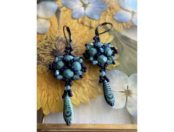 Locally Handmade Boho Beaded Earrings