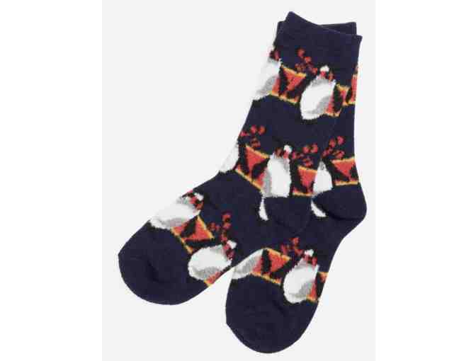 Vera Bradley Cozy Socks in Penguins Pair
