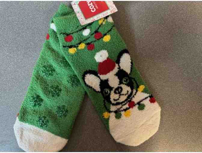 Holiday Pup Slipper Socks - Photo 1