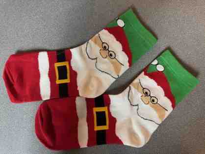 Santa Crew Socks