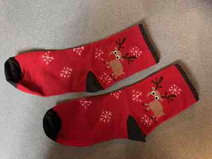 Reindeer Crew Socks