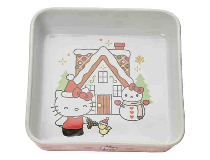 Hello Kitty Christmas Santa Square Baker - 9x9”