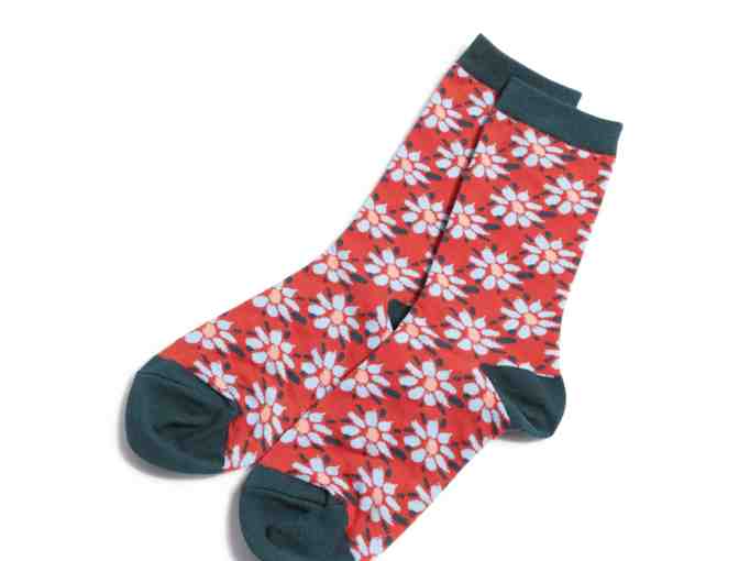 Vera Bradley Essential Crew Socks in Venetian Flowers - Photo 1